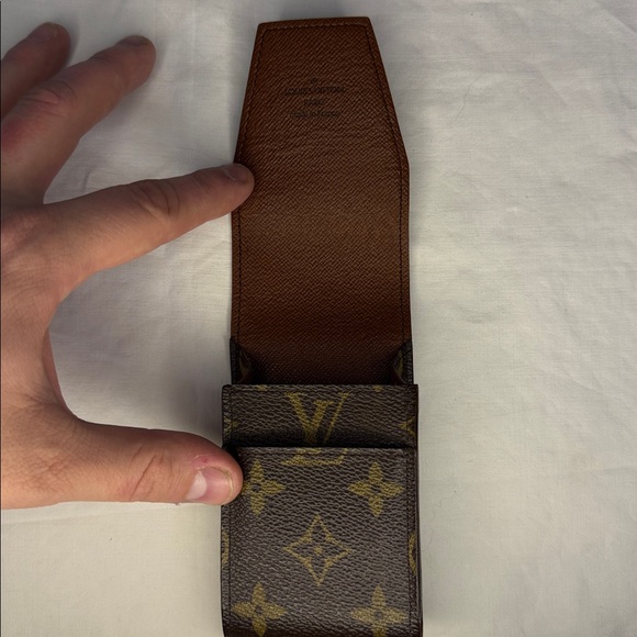 Louis Vuitton Monogram Cigarette Case Pouch France CT1025 Vintage [|] - Picture 5 of 7